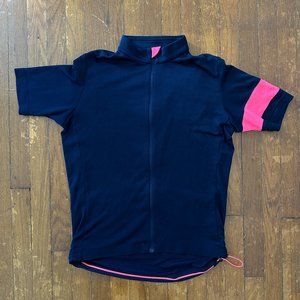 Rapha Men's Classic Jersey II, Dark Navy/Pink (M)